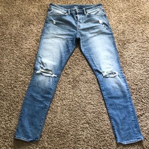 H&M ripped skinny denim jeans